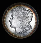 1887-P Morgan Silver Dollar MINT STATE CONDITION - Toning