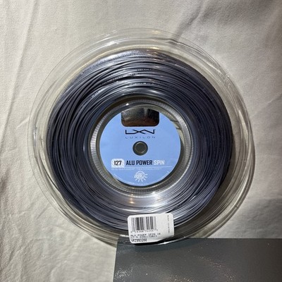 Luxilon ALU Power Spin 16 (127) Reel (1.27mm Tennis String) 220m 726ft. New