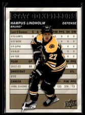 2023-24 Upper Deck Stat Box Fillers Hampus Lindholm Rookie Boston Bruins #SB-15