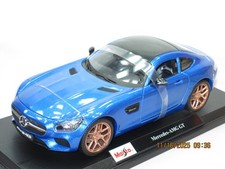 MERCEDES-BENZ  AMG GT COUPE METALLIC BLUE NEW IN BOX 1:18.