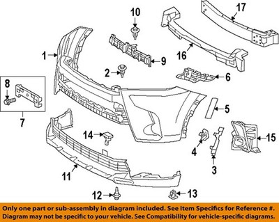 TOYOTA OEM 14-19 Highlander Bumper Components-Side Retainer 525360E030