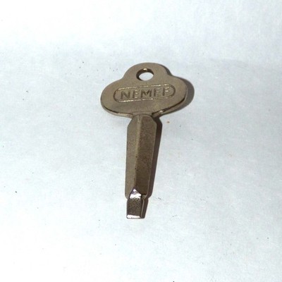 Vintage NEMEF Multi-Tool Keychain   Screwdriver + Tapered Hex Key + Door Opener
