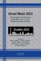 Sheet Metal 2023 Marion Merklein (U. A.) Taschenbuch Englisch 2023