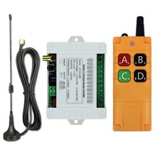 DC 12V 24V 36V 10A 4CH 433MHz Wireless RF Remote Control Relay Switch Set