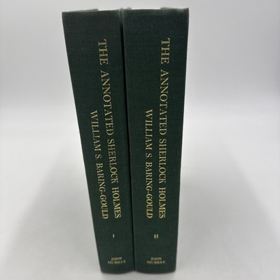 The Annotated Sherlock Holmes 2 Vol Set 1968 Baring-Gould John Murray Doyle HC