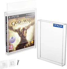 Clear Acrylic Video Game Box Protector Case for PS3, PS4, PS5, and xbox