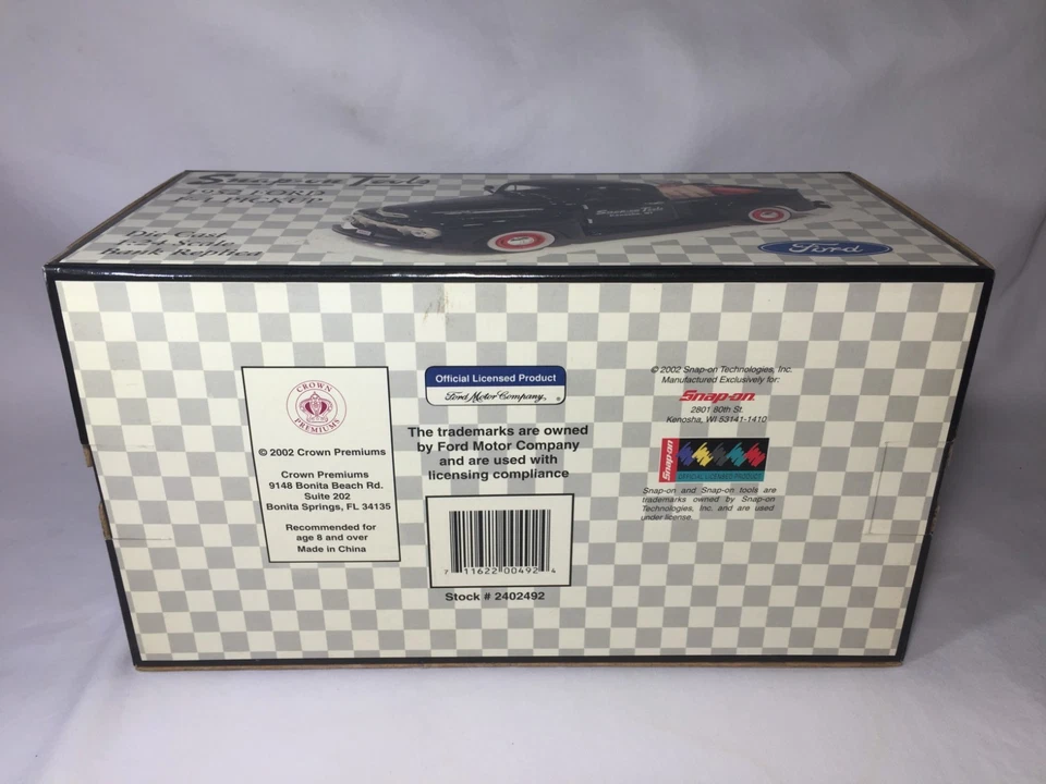 Crown Premiums Snap-On Tools 1952 Ford Pickup Diecast Bank - Image 4 of 4