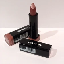 (2) Cover Girl Colorlicious Lipstick TEMPTING TOFFEE 255 Nude Beige New Unused