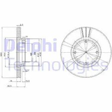 Disque de frein Hyundai PONY