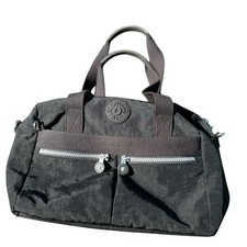 Borsa a tracolla Kipling in nylon nero - resistente, leggera, iconica ciondolo scimmia