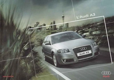 Catalogue Brochure Audi A3 07/2005 Belgique en français - Photo 1/2
