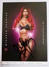 Michaela Schäfer, karta z autografem, z oryginalnym podpisem 