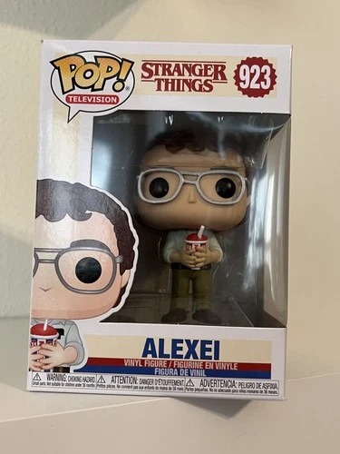 Funko Pop! Vinyl Stranger Things Alexei #923 With Protector Television Figure