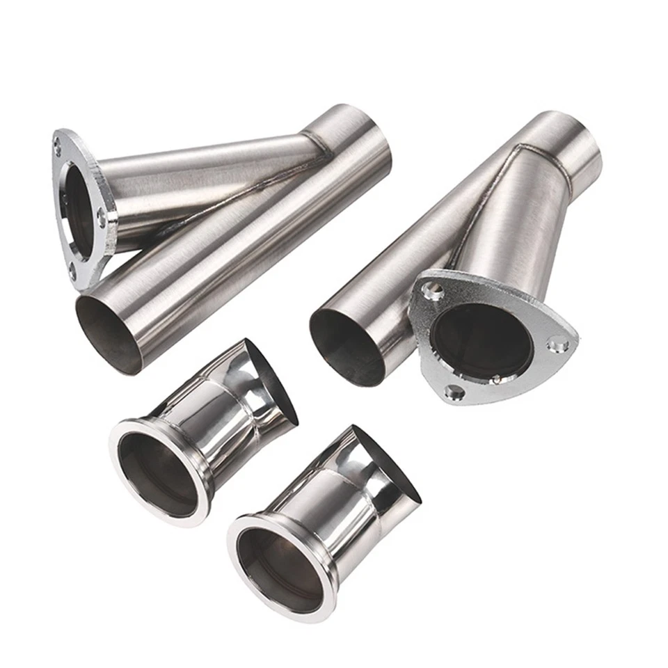 Dual Control 2.25" Electric Exhaust Valve Y Pipe Kit with Remote Switch — 第 3/4 张图片