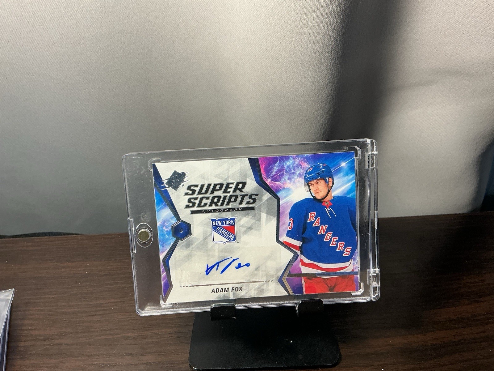 2020-21 SPx - Super Scripts Adam Fox auto