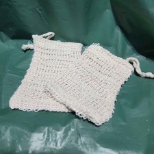 Sisal Soap Bag Exfoliating Saver Pouch Foaming Holder