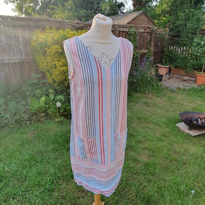 BNWT Striped Linen Summer Dress never worn sz 8