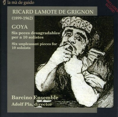 GOYA / 6 PCS DESAGRADABLE PER A 10 SOLISTES NEW CD