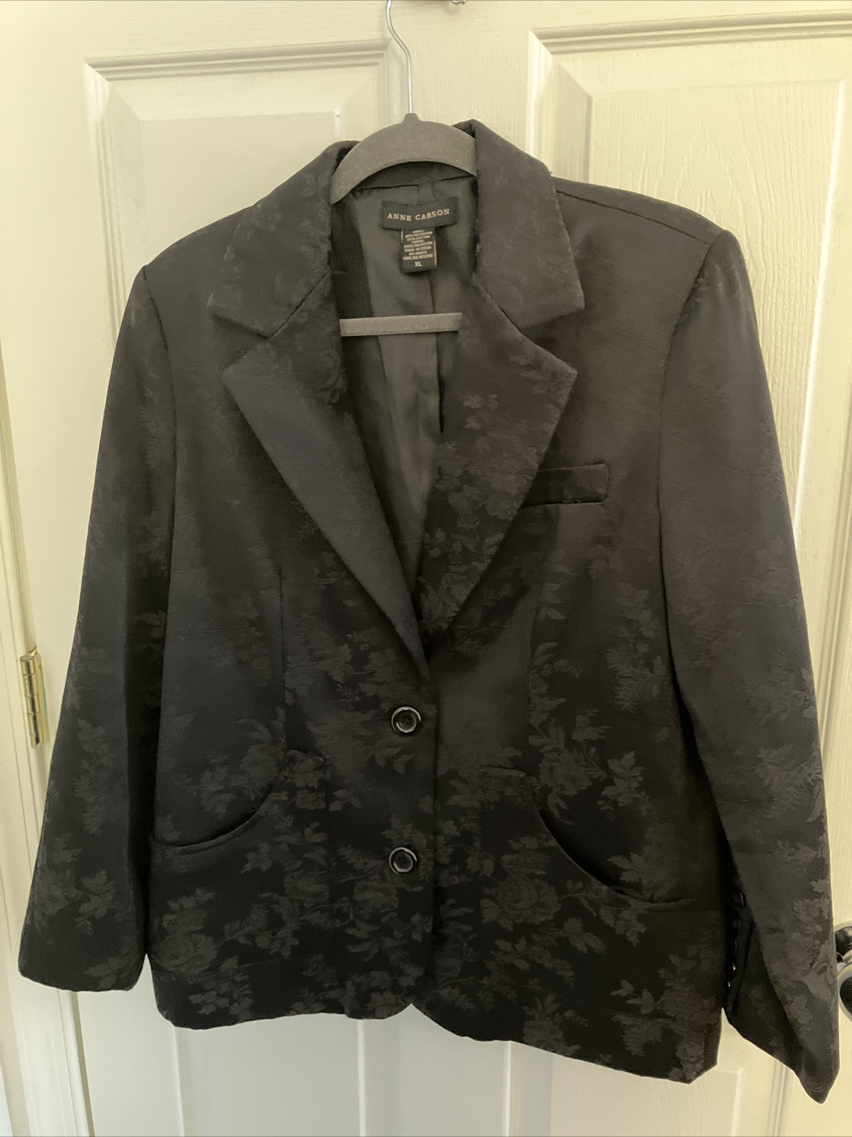 Anne Carson Brocade Blazer Jacket - image 1