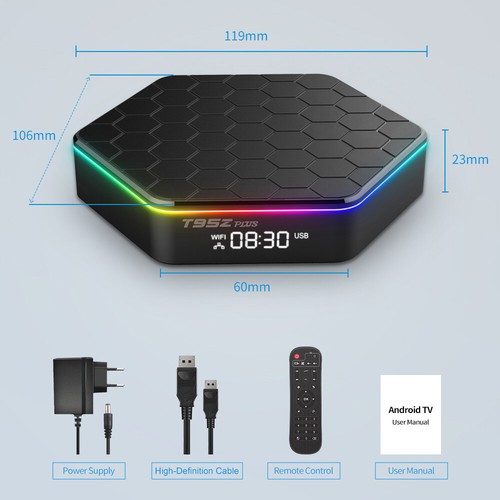 Android 12.0 T95ZPLUS-H618 Quadcore-A53 2.4G/5G Dual J6M5 - Picture 6 of 12