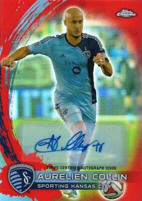 2014 Topps Chrome Major League Soccer - Base Autographs Orange Parallel /75