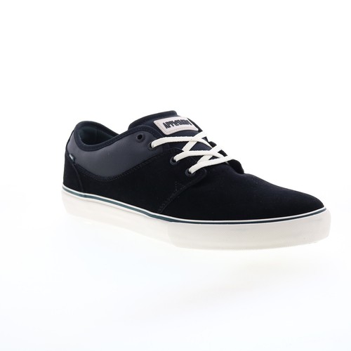 Globe Mahalo GBMAHALO Mens Black Suede Lace Up Skate Inspired Sneakers Shoes - Picture 2 of 8