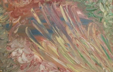 1999 Landscape abstract impressionism oil painting signed