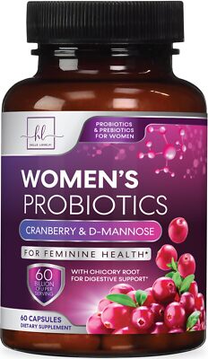 Probiotics For Women 60 Billion CFU - Women's Digestive & Vaginal Health