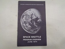 NASA Space Shuttle Program Overview June 1974 Vintage Small Booklet