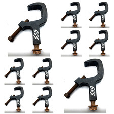 The Light Source Mega Clamp Lot of 10, Assorted Weight, 385, 528, 600, Lbs. READ