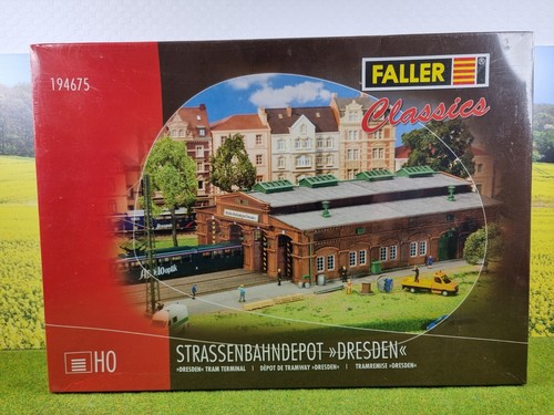 Faller H0 194675 depósito de tranvía Dresden embalaje original / F01 | Zustand: Gebraucht