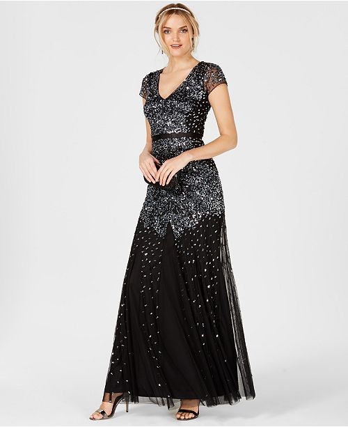 adrianna papell mermaid dress