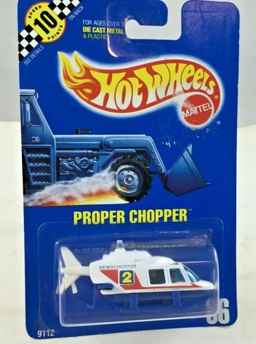Hot Wheels Proper Chopper No. 86 New On Blister Card