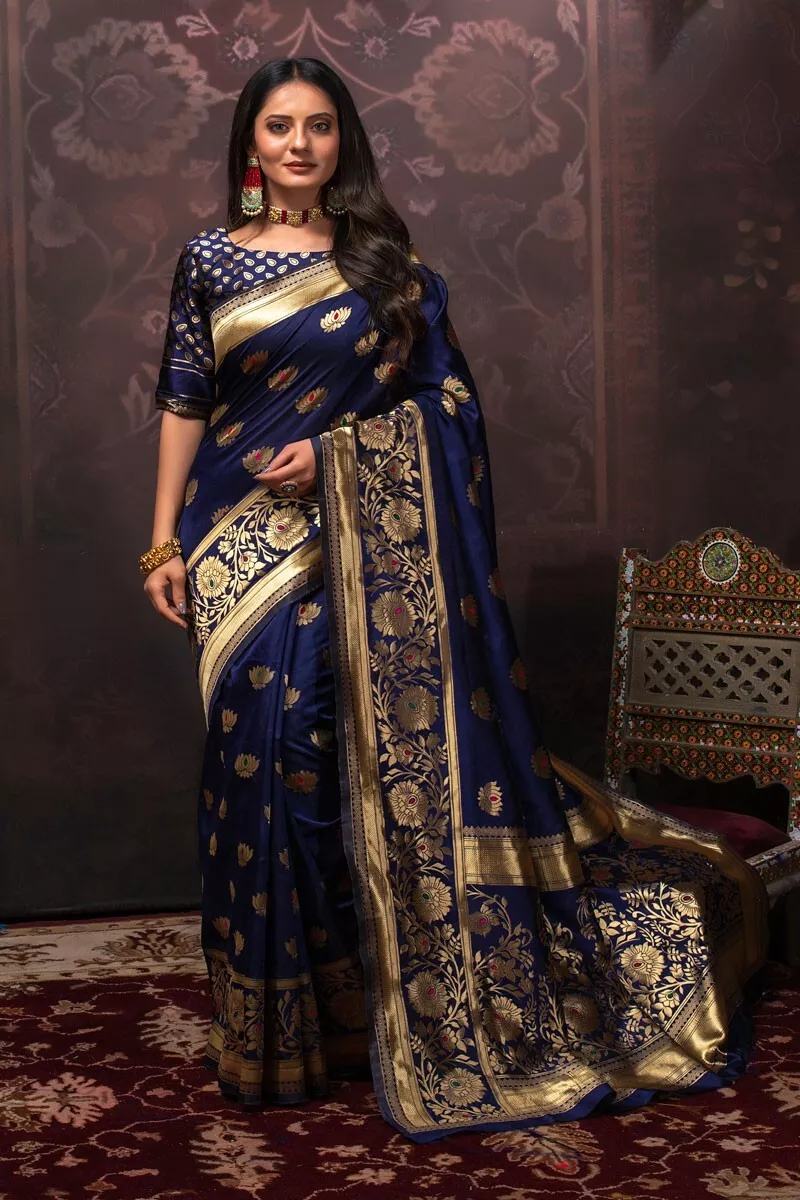 New style wedding saree cheap