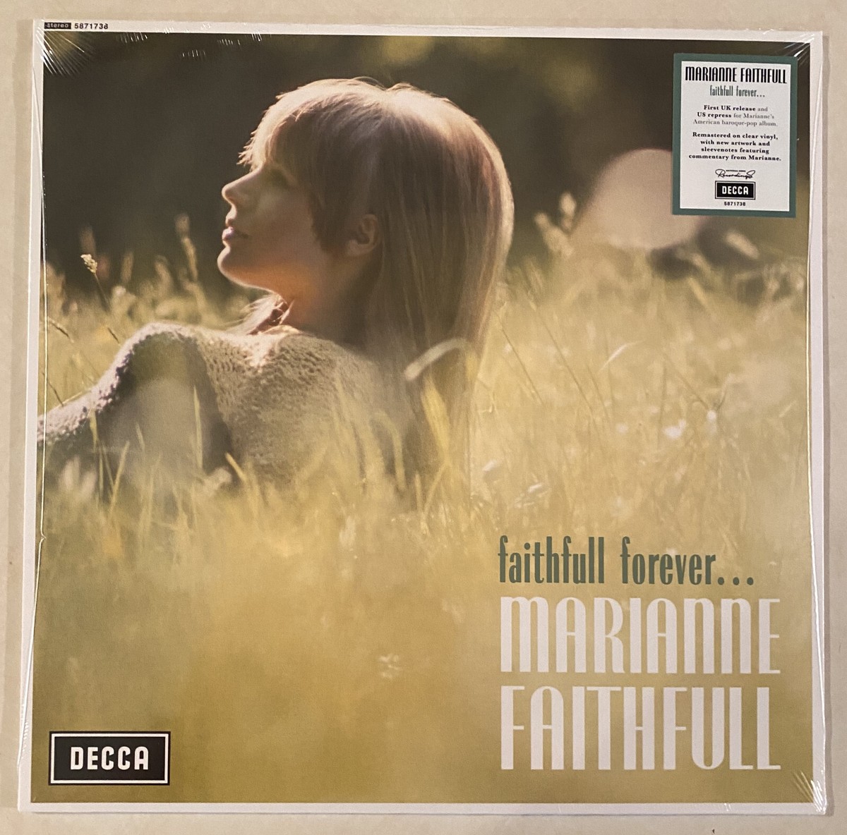 欧LP Marianne Faithfull Faithfull Forever…(Clear Vinyl) 5971738CLEAR Decca 未開封 /00260 LP MARIANNE FAITHFULL Faithfull Forever c(C 5971738CLEAR