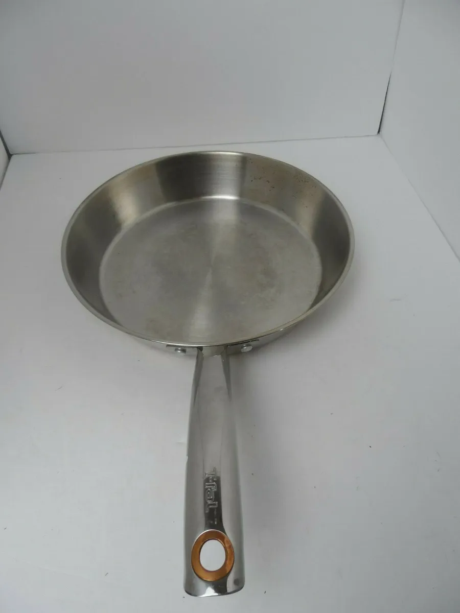 T-Fal Stainless Steel 10.5” Round Frying Pan Skillet Induction