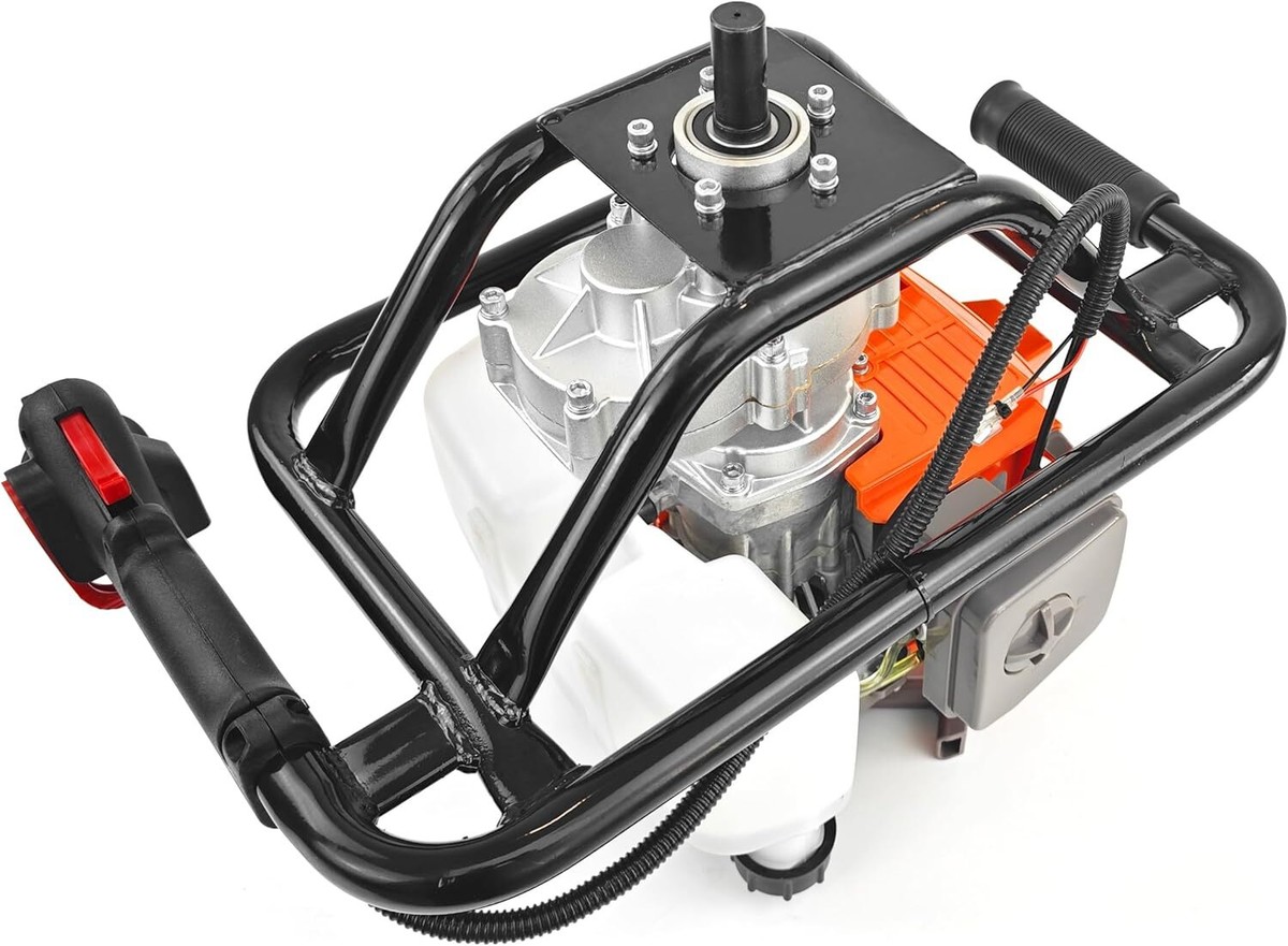72cc 2-Stroke Gas Powered Post Hole Digger with 4