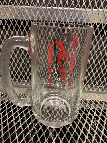 VTG 70s Just Passin' Thru Keep on Truckin Glass Beer Mug Robert Crumb Mr NATURAL - Picture 5 of 7
