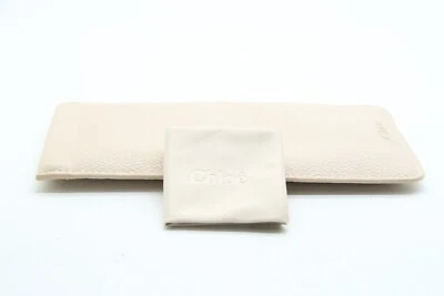 CHLOÉ NEW CHLOE SOFT ROSE LEATHER CASE POUCH AUTHENTIC EYEGLASSES EYEGLASSES CLOTH