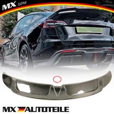 Heckspoiler Lippe Flügel Für Tesla Modell Y 2020 2021-2023 Kohlefaser Schwarz UK