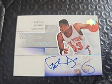 PATRICK EWING 2003-04 Upper Deck Ultimate Collection Signatures HOF On Card Auto