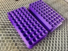 2 Pack 223 / 5.56 Reloading Block Holds 100 Rounds Total Made In the USA Purple