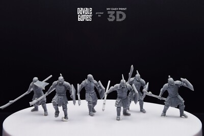 Super Orc Spearman Davale Games 3D Printed With High Quality Resin