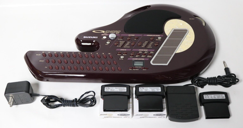 Suzuki Q-Chord QC-1 Digital Songcard Guitar Keytar Synthesizer w/Bag, Cards MINT - Picture 2 of 22