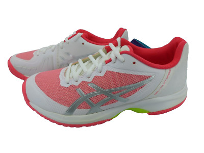 Asics Gel Court Speed Womens White Laser Pink Athletic Shoes Size 6 New