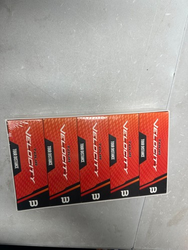 Wilson Tour Velocity 15 Pack Golf Balls White Soft 70 Long Distance Low Comp NEW - Picture 2 of 3