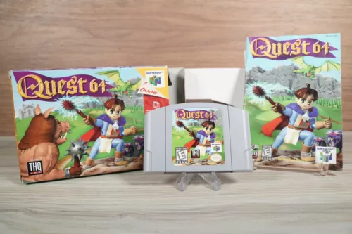 Quest 64 (Nintendo 64, 1998) CIB Complete