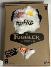 FUGGLER BUDGIE EDITION SASQUOOSH WHITE FUNNY UGLY MONSTER NEW/VHTF