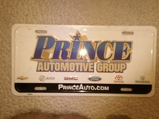 Prince Automotive License Plate
