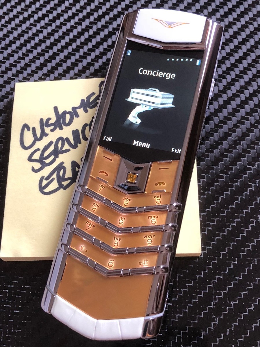 VERTU Signature S MOTHER OF PEARL limited edition Phone Extremely